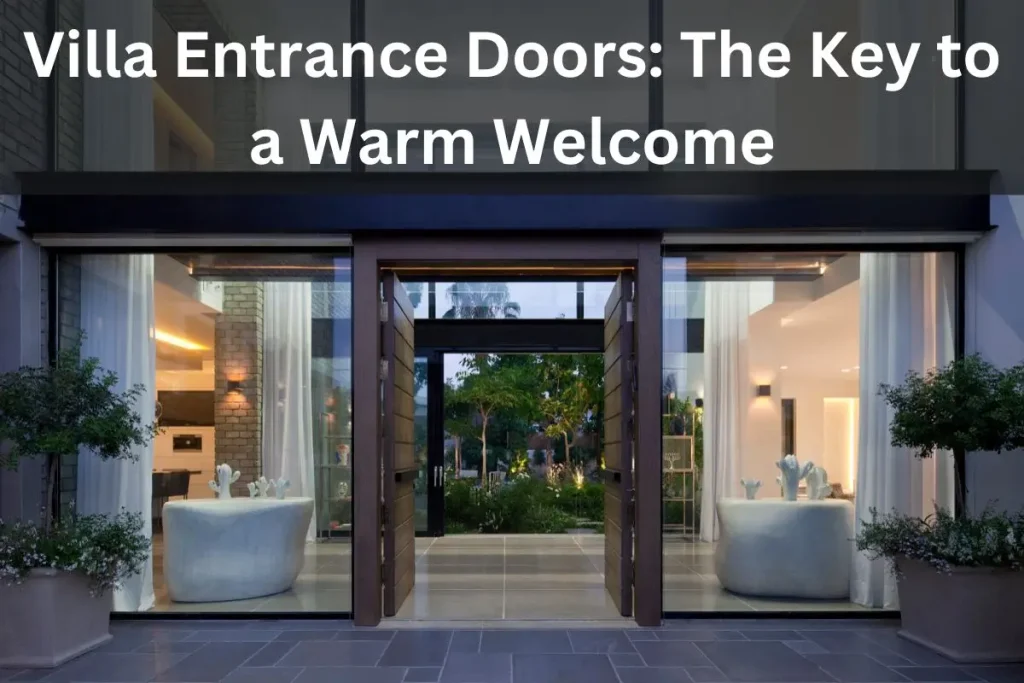 Villa Entrance Doors: The Key to a Warm Welcome